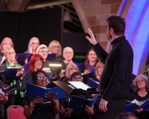 Inspire Xmas 2025 Ben Conducting altos