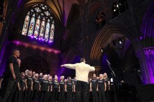 Choir from left side